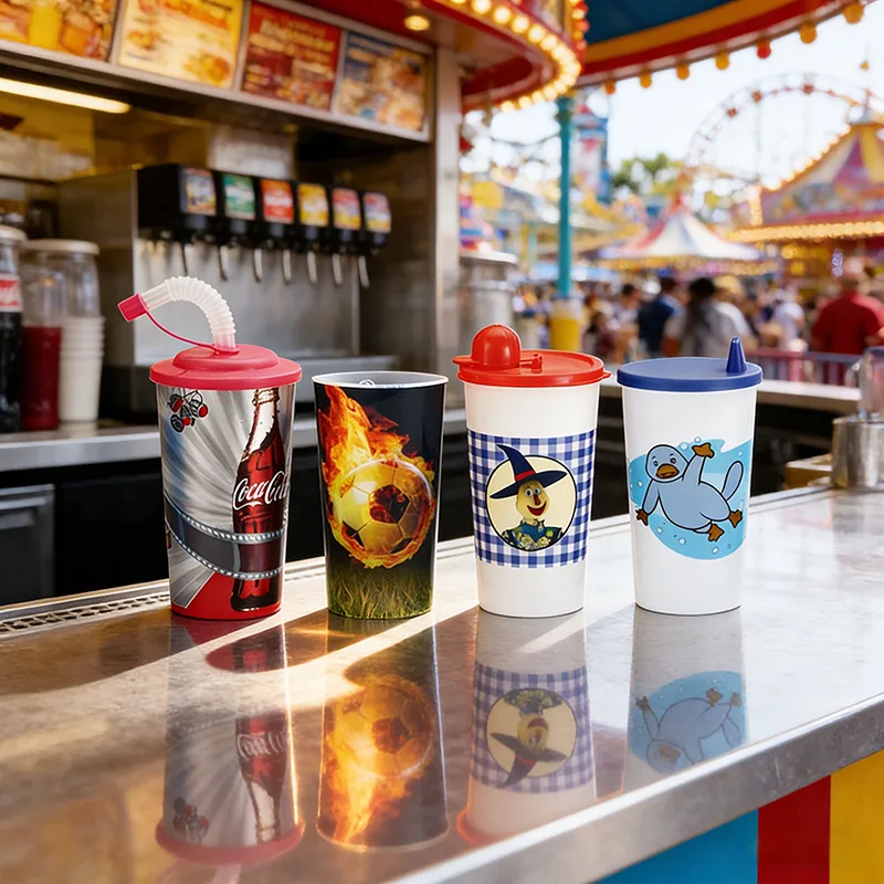 500 ml plastikkop til udskrivning