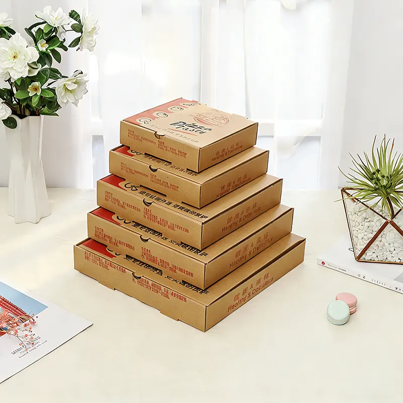 9 tommer brugerdefineret trykt pizzaæske