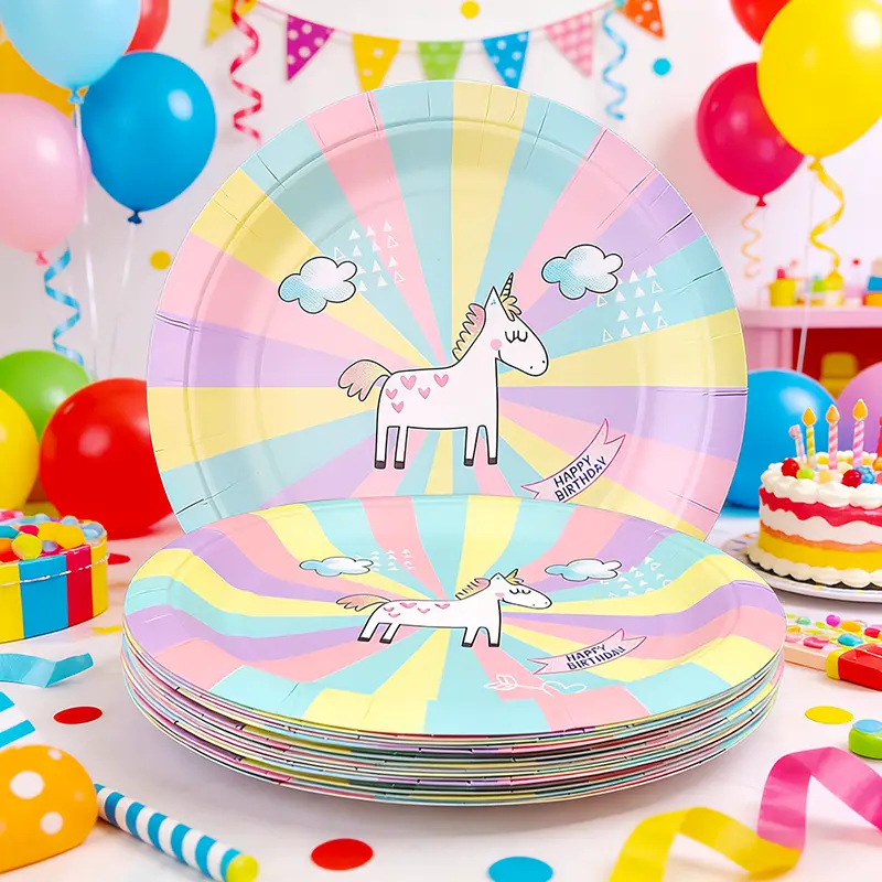 7inch Disposable Round Paper Plate